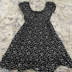 Black Floral Summer Dress